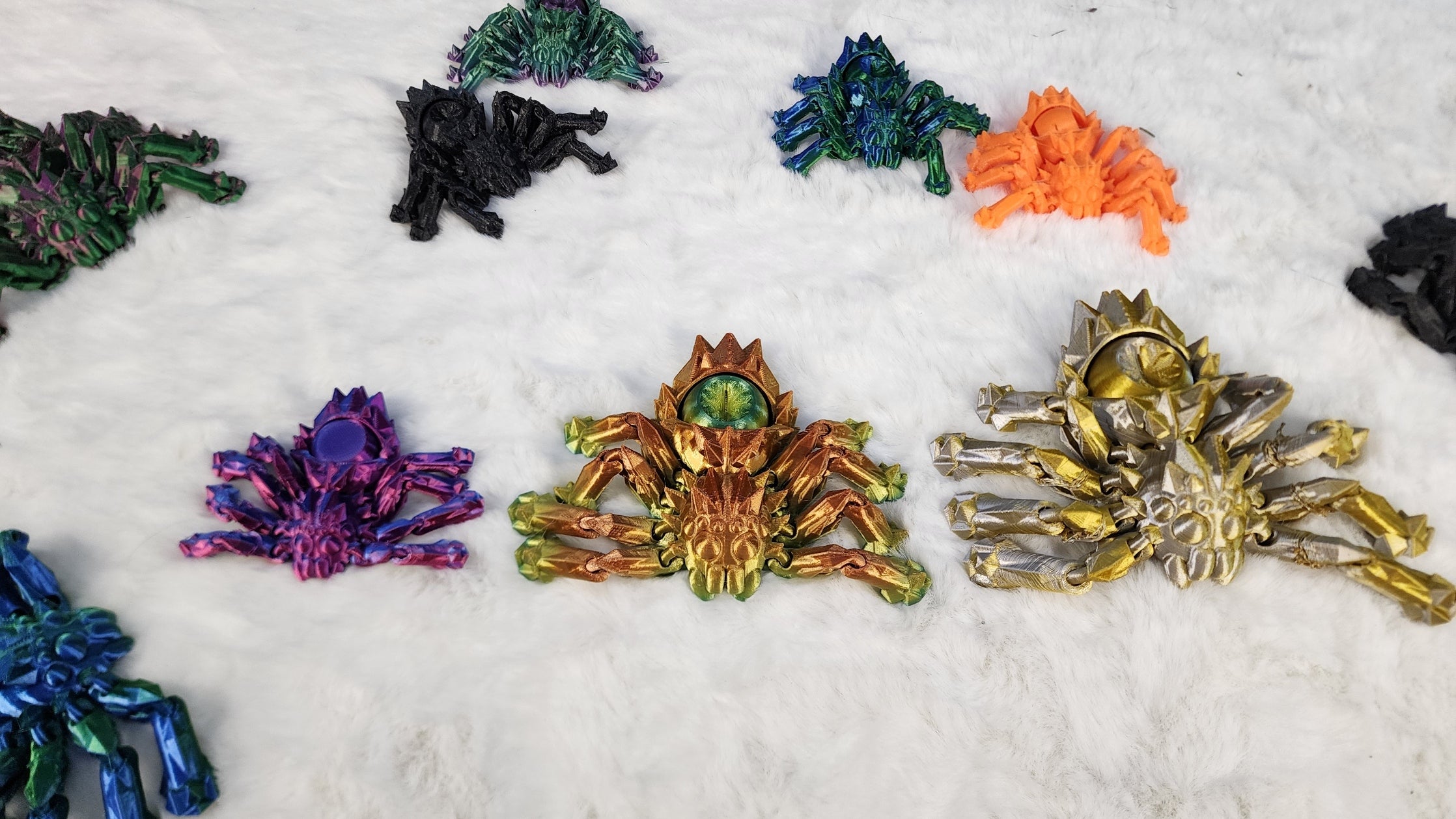 Spider - Spinning Eye - 3D Printed Fidget