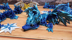 Winter Dragon - 3D Printed Articulated Dragon Fidget