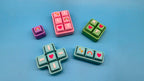 Personalized Grid Clicker Keychain