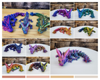 Crystal Dragon - 3D Printed Fidget