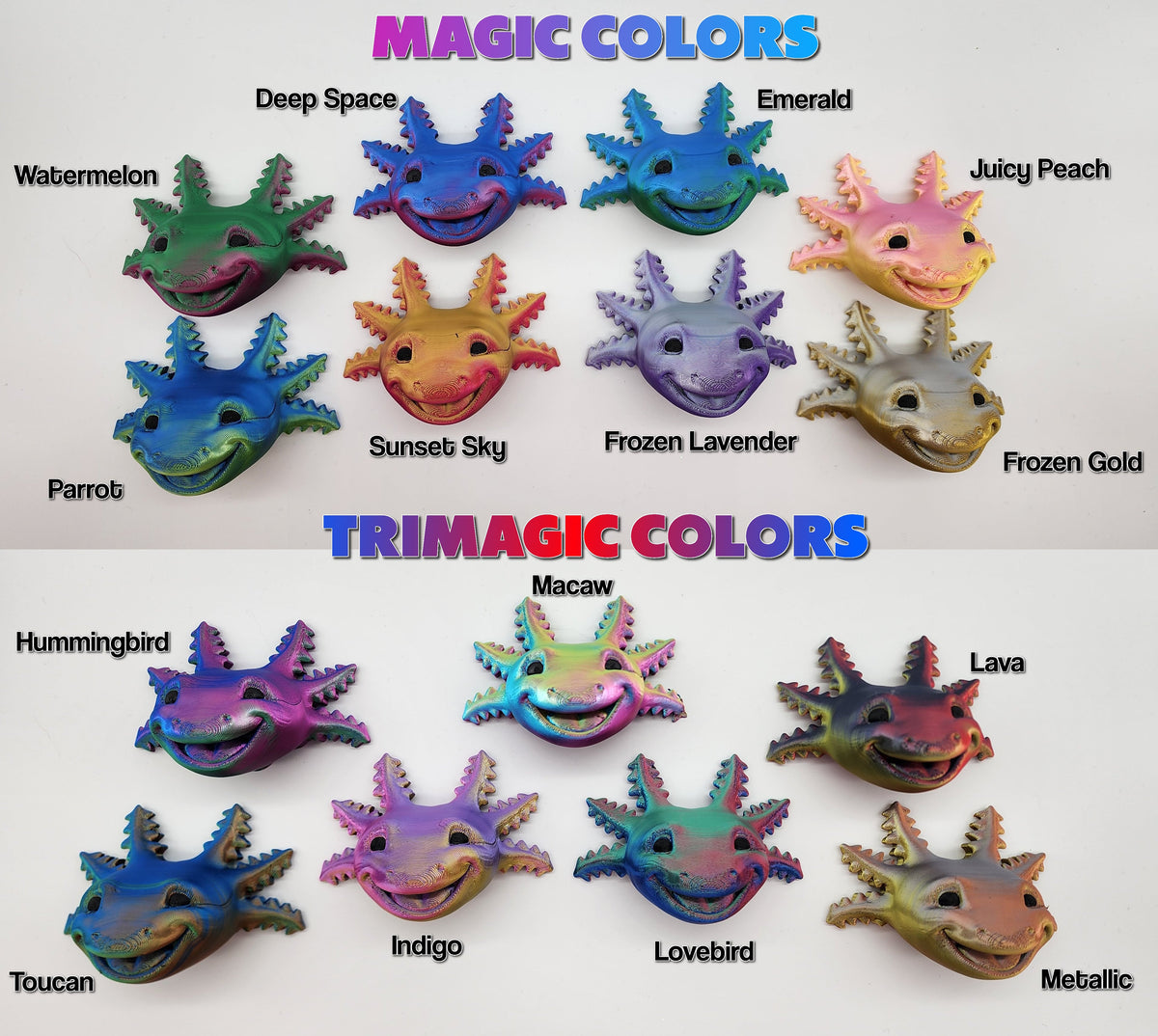 Winter Dragon - 3D Printed Articulated Dragon Fidget