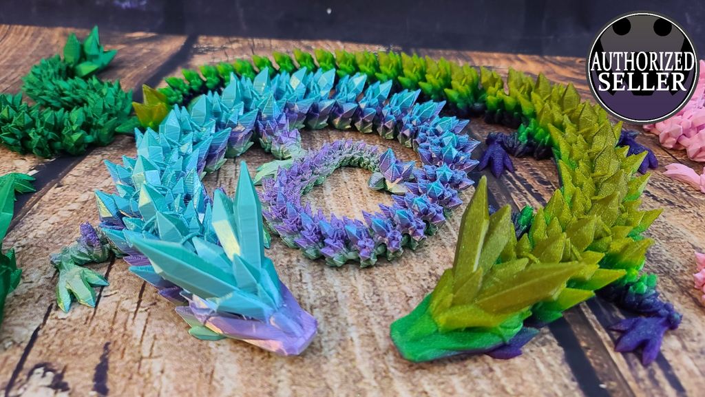 Crystal Dragon - 3D Printed Fidget
